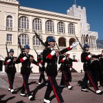 Monaco Palais princier garde relève