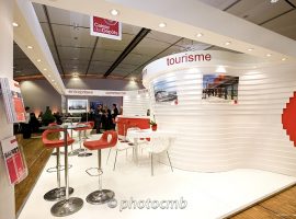 Paris-La Défense CNIT - Siec-Salon International Retail & Immobilier Commercial - Caisse des Dépôts - Stand par Stand Azur